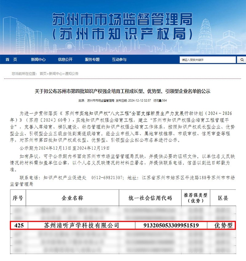 伟德竞彩网App凭借卓越的知识产权管理与创新能力,成功入选“优势型企业”。