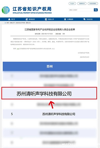 伟德竞彩网App入选江苏省国家专利产业化样板企业培育库