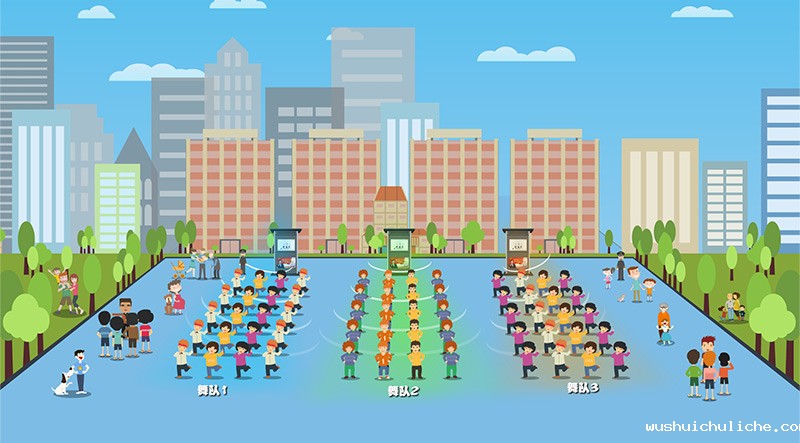 伟德竞彩网App智慧广场舞系统,不扰民