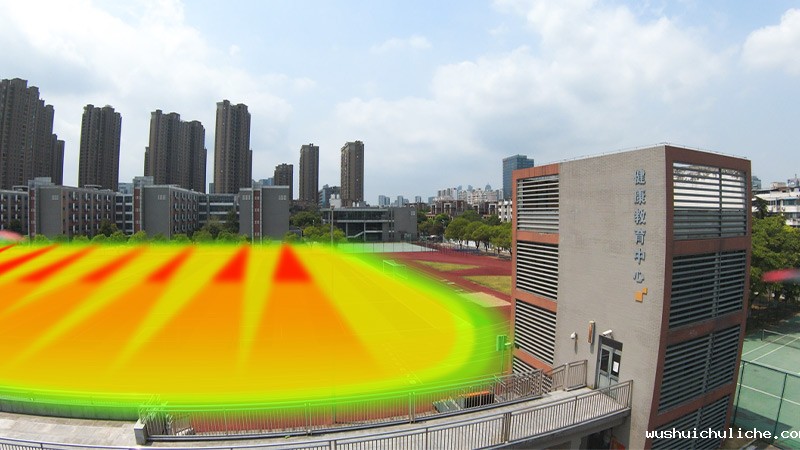 室外定向音柱：为学校操场打造精准声环境，不扰民！