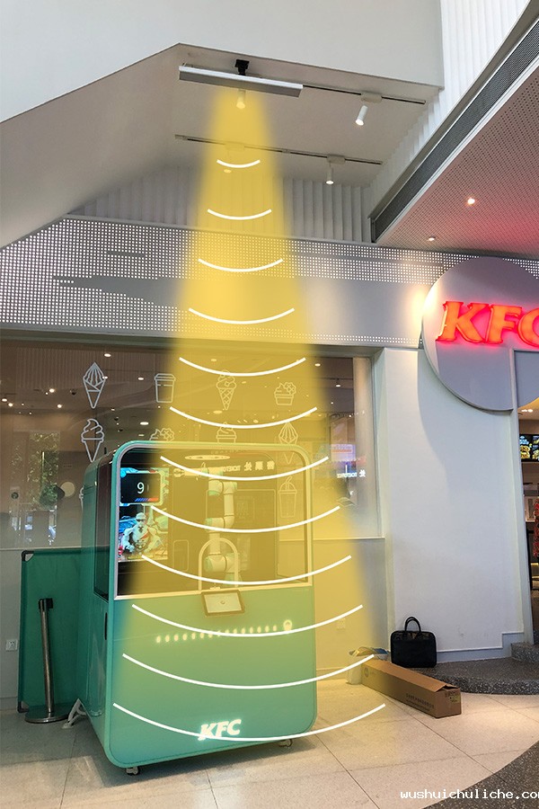 无人售卖机集成定向音响